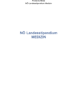 Vorschaubild RICHTLINIE NÖ LANDESSTIPENDIUM MEDIZIN